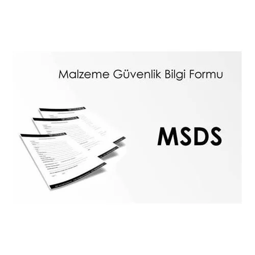 Poliüretan Reçine Güvenlik Bilgi Formu (Kısım-A)