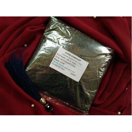 SİM TOZU Hologram Siyah Renk Lazer sim 1/24